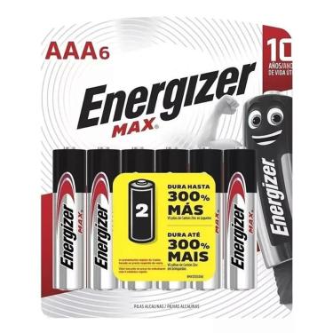 Imagem de Pilha Alcalina Energizer Max Palito Aaa Com62.un