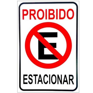 Imagem de Placas de proibido estacionar - para casa, garagem ou empresa 20x30 (3)