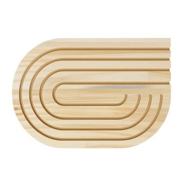 Imagem de Souplast de Madeira Pinus Multiuso Para Mesa Posta, Jogo Americano e Descanso de Pratos Cor:Pinus Natural;Tamanho:25x36