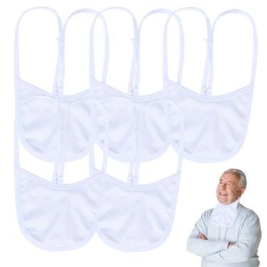 Imagem de Capa para estoma de pescoço de traqueostomia (branco-5 peças, pequena)