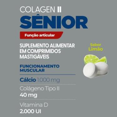 Imagem de Colagen II Sênior 60 comprimidos Função articular - bionatus
