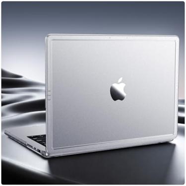 Imagem de Soonjet Capa CrackGuard para MacBook Pro de 14 polegadas M4 M3 M2 M1 Pro/Max 2025 2024-2021 [atualização anti-rachadura] [ajuste sem costura] Capa protetora rígida para laptop antiimpressões digitais