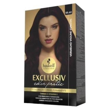 Imagem de Coloração Creme Permanente Excllusiv Color Pratic Vermelho Violine Esp