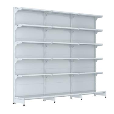 Imagem de Gondola Parede 202 Fit Farmacia Ate 3 Metros Branco Spe