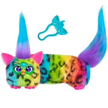 Imagem de Furby DJ Furblets Rain-Bow-Kat brinquedo de pelúcia interativo com sons e músicas, brinquedo eletrônico divertido, para crianças a partir de 6 anos
