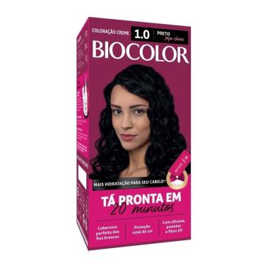 Imagem de Tinta de Cabelo Biocolor Creme Mini Kit 1.0 Preto Peça Chave Fundamental