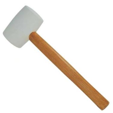 Imagem de Marreta de Borracha Branca 60mm - Fertak