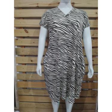 Imagem de Vestido decote em V com bolso - Cia z, Branco