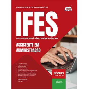 Imagem de Apostila IFES - Assistente em Administração - Apostilas Opção