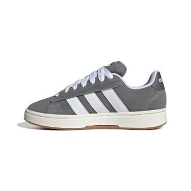 Imagem de adidas Grand Court Alpha Tênis masculino, Cinza/branco/branco, 4