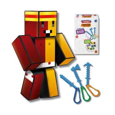 Imagem de Boneco Articulado Geleia Gamer Skin 25cm Com Chaveiros - Algazarra Bri