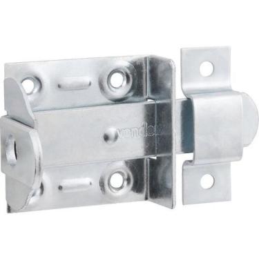 Imagem de Fecho Chato Porta Cadeado 4 Zincado Cartela 1 P Vonder