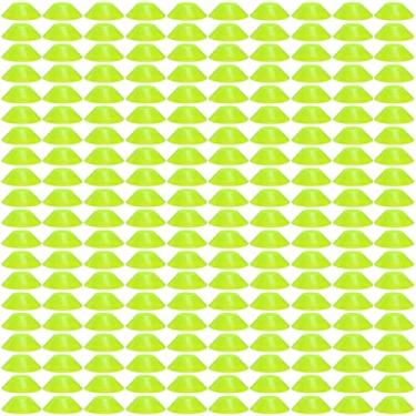 Imagem de wlilupah 100 peças mini cones de futebol para esportes agilidade disco cones treinamento de futebol para exercícios de agilidade esportes futebol basquete futebol basquete exercícios (verde)