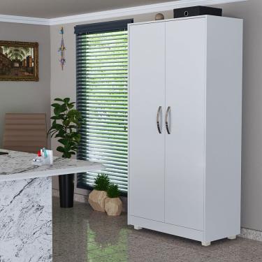 Imagem de Armário Multiuso Escritório 2 Portas 158x90cm Organizador
