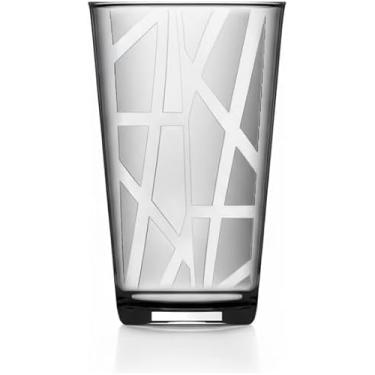 Imagem de Conjunto 6 Copos de Vidro 310ml – Transparente, Texturizado, Design Moderno e Elegante – Ideal para Água, Sucos e Drinks