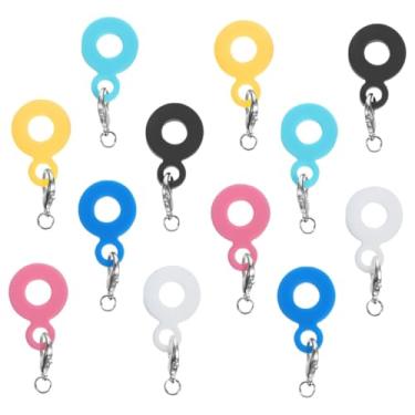 Imagem de IMIKEYA 12 peças de pingentes de palha de silicone, reutilizáveis, decorações fofas de canudo para copos melhoram seu estilo de bebida