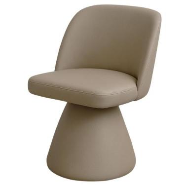 Imagem de Cadeira de Jantar Base Giratória Liz Corano Bege - Nexta Casa