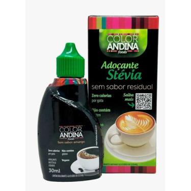 Imagem de Adoçante stevia líquido Color Andina 30ml