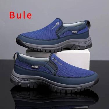 Imagem de Tênis Sapatilha Masculino Casual Trilha Impermeável Calce Fácil Confor