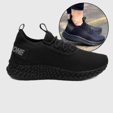 Imagem de Tênis Masculino Esportivo Confortável Corrida Academia Sapato Básico C