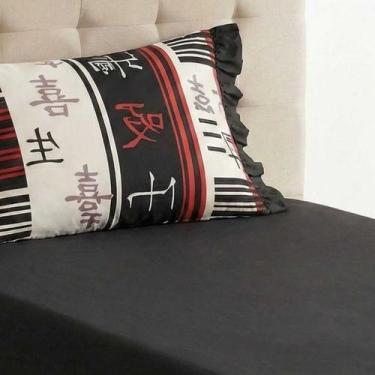 Imagem de Jogo de Cama Lençol Babadinho Solteiro 2 Pçs Percal 180 Fios Algodão -