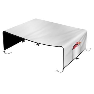 Imagem de Capa de caixa – Proteção solar Oxford 210D | Capa de caixa para animais de estimação à prova d'água, para acampamento ao ar livre, quintal, praia, parque, reunião de família, pátio, piquenique