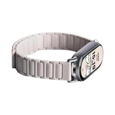 Imagem de Pulseira Magnética De Silicone Em Duas Cores Para Xiaomi Mi Band 8 9, 