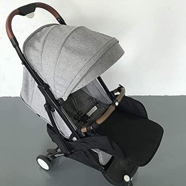 Imagem de Yinhing 1 Peça e Acessório Removível para Carrinho de bebê, Apoio para Os Pés, 30 * 35cm para Conforto Infantil e Suporte Em Cada Carrinho (preto)