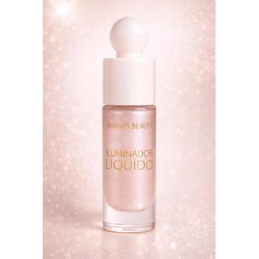Imagem de Iluminador luminizador Líquido Glow Facial Sarah’s Beauty – Brilho Natural e Acabamento Radiante (Rose)