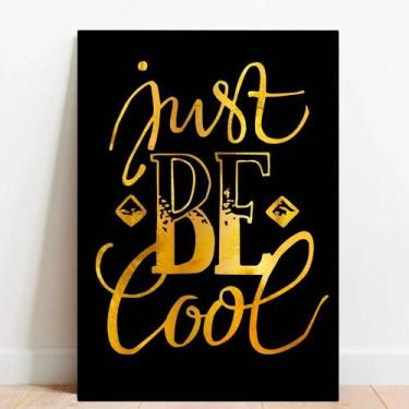 Imagem de Placa Decorativa Metálica Cool - TACOLADO PAPEL DE PAREDE, 20x30cm