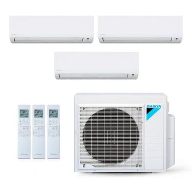 Imagem de Ar-Condicionado Multi Split Inverter Daikin 18.000 BTUs (3x Evap HW 9.