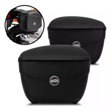 Imagem de BAU PARA MOTO LATERAL MALA CRUISER GIVI DE 21 Litros E21 E 21 E-21