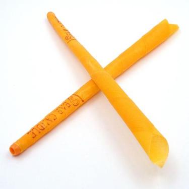 Imagem de Cone Hindu Laranja Profissional 23cm 4 unidades Com Cera de Abelha - E