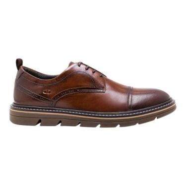 Imagem de Sapato Social Democrata Jeff Metropolitan Marrom Masculino, Brown, 40