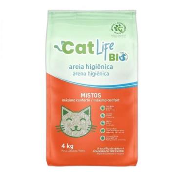 Imagem de Cat life areia higienica mista 4kg