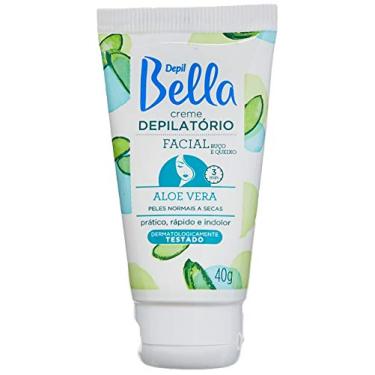 Imagem de Creme Depilatório Facial, Aloe Vera, Depil Bella, 40G