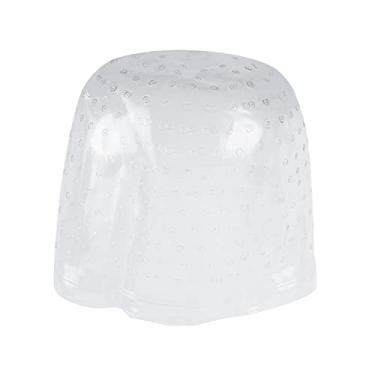 Imagem de Touca De Silicone Profissional Transparente Para Reflexo Mechas Luzes Cabelo