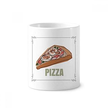 Imagem de Slice of Pizza Italy Sea Foods suporte para caneta de escova de dentes caneca de cerâmica suporte copo lápis