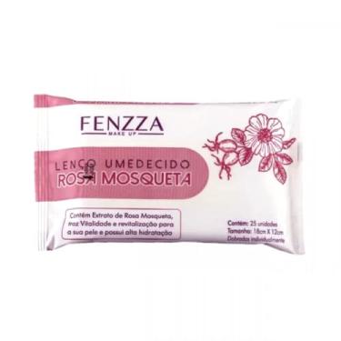 Imagem de LENÇO UMEDECIDO ROSA MOSQUETA FENZZA MAKE UP