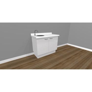 Imagem de Balcão Para Dentistas Duplo Com Pia