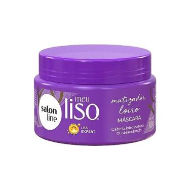 Imagem de Salon Line, Máscara Matizadora, Meu Liso Loiro, Vegano - Para Cabelos Lisos Naturais, Alisados ou Relaxados, 300 g