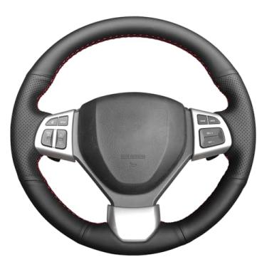 Imagem de Capa de volante, para Suzuki Swift 2011-2017, personalize couro costurado à mão DIY