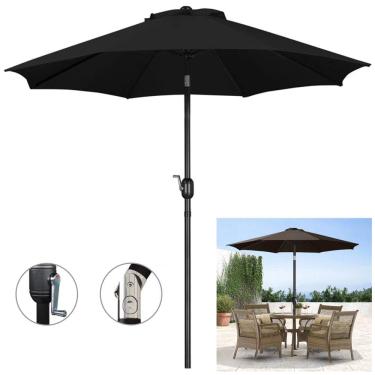 Imagem de Ombrelone Guarda Sol 3m Grande Com Manivela Articulado Jardim Piscina Maresias - AMZ