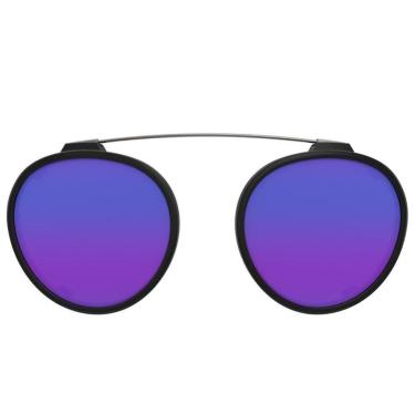 Imagem de Clip On Para Armação Hb Switch 0420  Fosco Lente Azul Espelhado Polarizada-Unissex