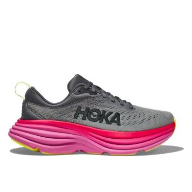 Imagem de Tênis Hoka One One Bondi 8 Cinza/Rosa Feminino-Feminino