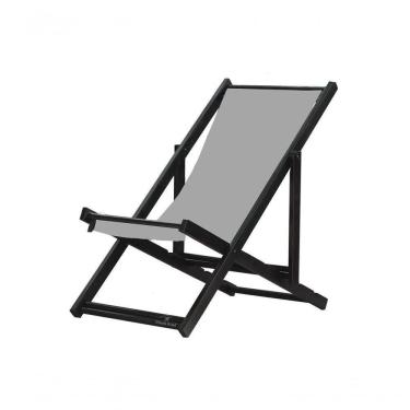 Imagem de Espreguiçadeira Preguiçosa Dobrável Black Sb-cinza