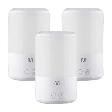 Imagem de Kit 3 und Umidificador de Ar 3 Litros Multilaser Pure Air Bivolt