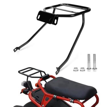 Imagem de Rack de bagagem de motocicleta, suporte de ferro, suporte de ferro, peças de prateleira para ZOOMER Ruckus NPS50 AF58, preto