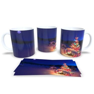 Imagem de Canecas de Porcelana Branca Personalizadas Arvore de Natal 4 (Mod.64)