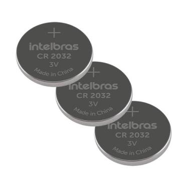 Imagem de 03 Baterias Nao-Recarregavel Litio 3V Cr 2032 Intelbras